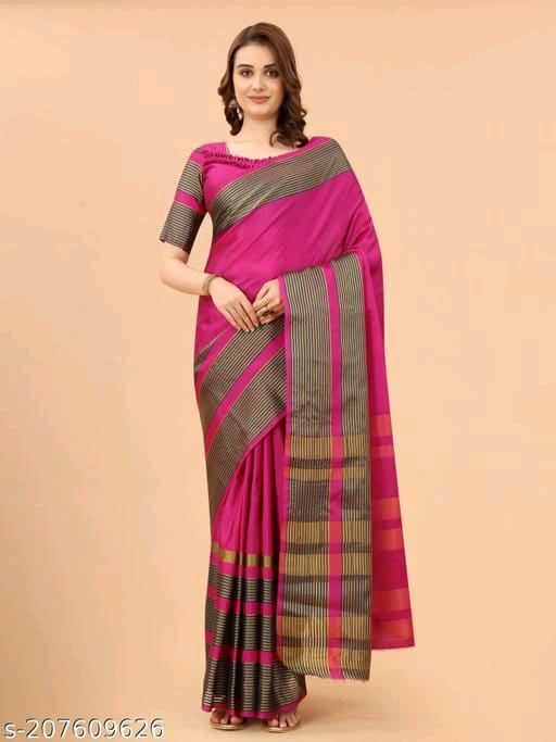 Ritika Lining Cotton Silk Daily Wear Sarees Catalog
